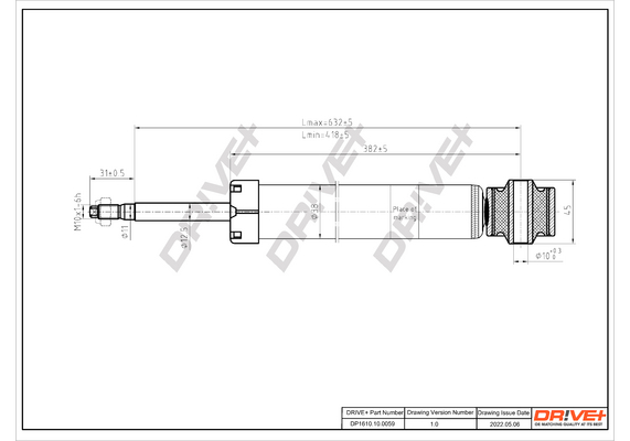 Shock Absorber - DP1610.10.0059 Dr!ve+