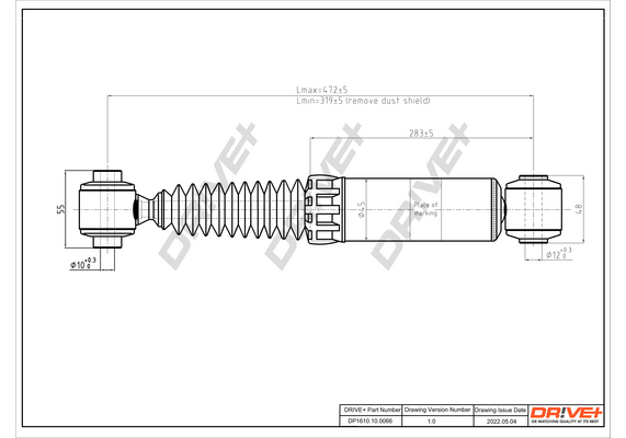 Ammortizzatore - DP1610.10.0066 Dr!ve+