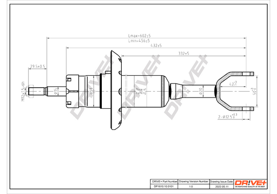 Shock Absorber - DP1610.10.0101 Dr!ve+