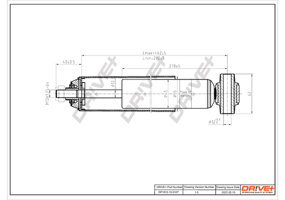 Shock Absorber - DP1610.10.0107 Dr!ve+