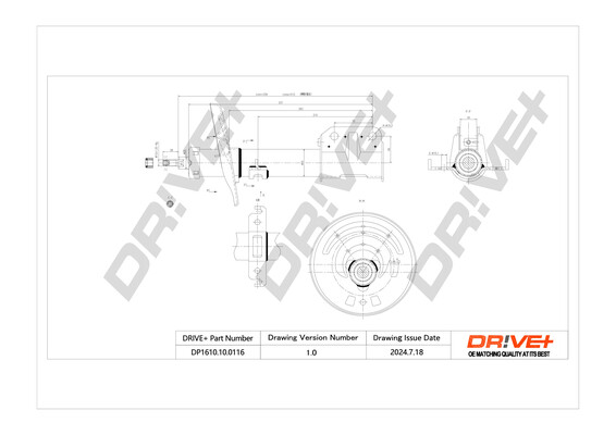 Shock Absorber - DP1610.10.0116 Dr!ve+
