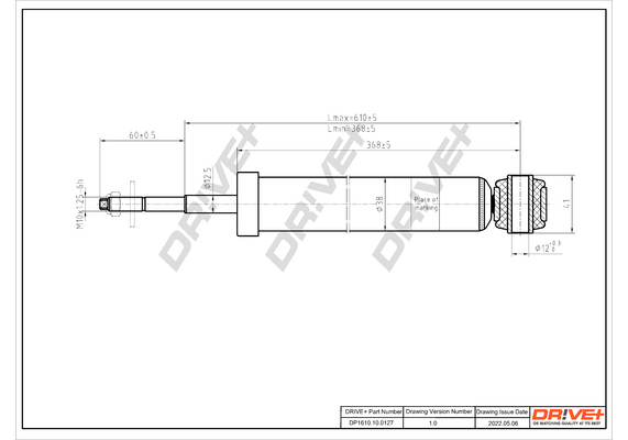 Ammortizzatore - DP1610.10.0127 Dr!ve+