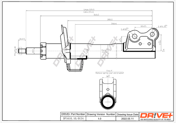 Ammortizzatore - DP1610.10.0134 Dr!ve+