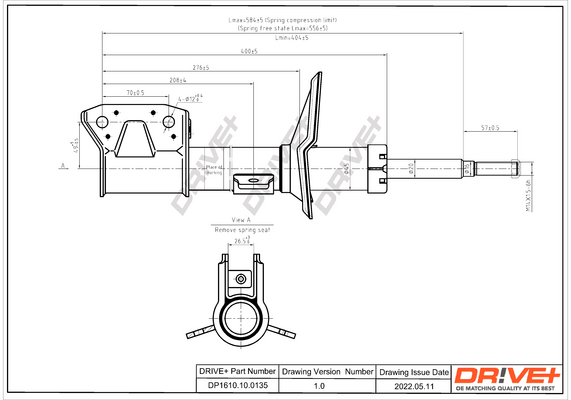 Shock Absorber - DP1610.10.0135 Dr!ve+