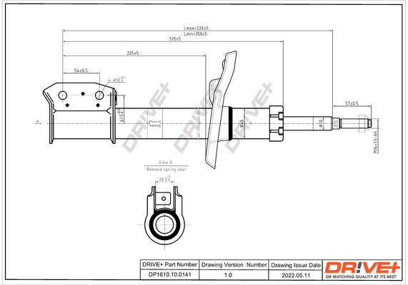 Shock Absorber - DP1610.10.0141 Dr!ve+