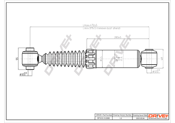 Shock Absorber - DP1610.10.0144 Dr!ve+
