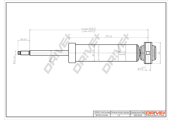 Shock Absorber - DP1610.10.0194 Dr!ve+