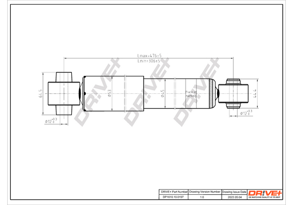 Shock Absorber - DP1610.10.0197 Dr!ve+