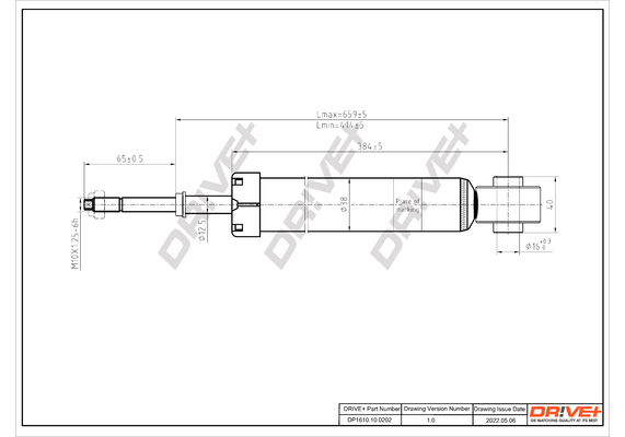Shock Absorber - DP1610.10.0202 Dr!ve+