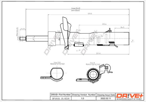 Shock Absorber - DP1610.10.0218 Dr!ve+