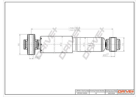 Ammortizzatore - DP1610.10.0223 Dr!ve+
