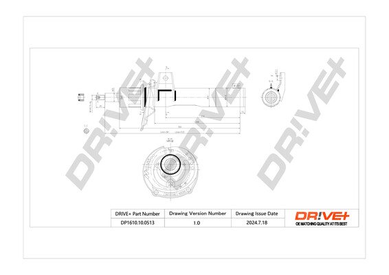 Shock Absorber - DP1610.10.0513 Dr!ve+
