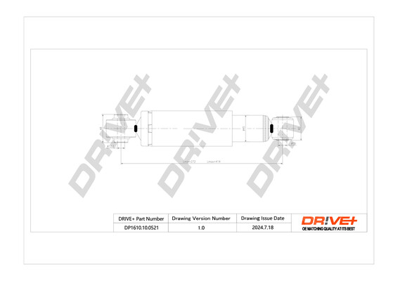 Ammortizzatore - DP1610.10.0521 Dr!ve+