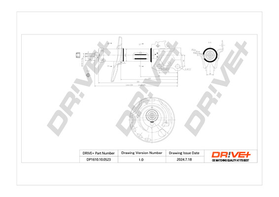Ammortizzatore - DP1610.10.0523 Dr!ve+