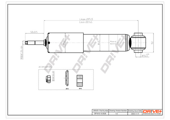 Shock Absorber - DP1610.10.0528 Dr!ve+