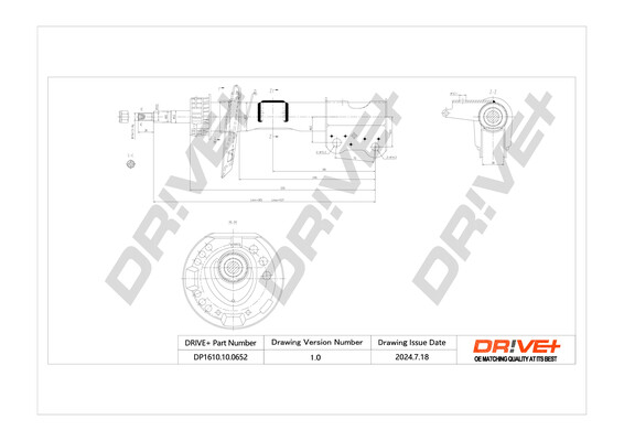 Ammortizzatore - DP1610.10.0652 Dr!ve+