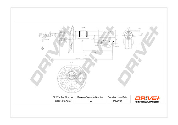 Shock Absorber - DP1610.10.0653 Dr!ve+