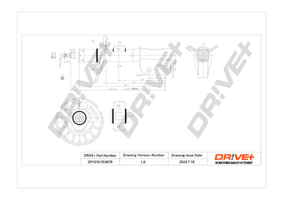 Shock Absorber - DP1610.10.0678 Dr!ve+