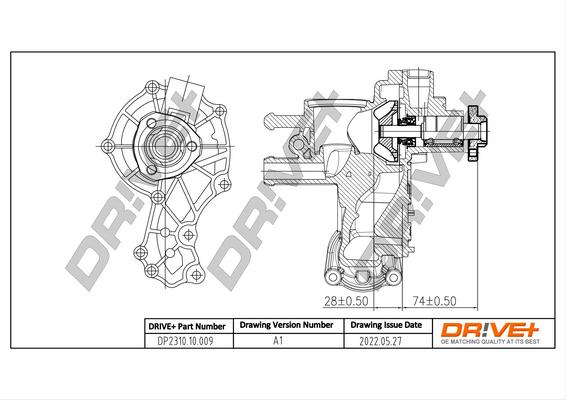 Water Pump - DP2310.10.009 Dr!ve+