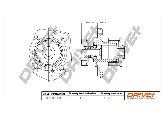 Pompa acqua - DP2310.10.010 Dr!ve+