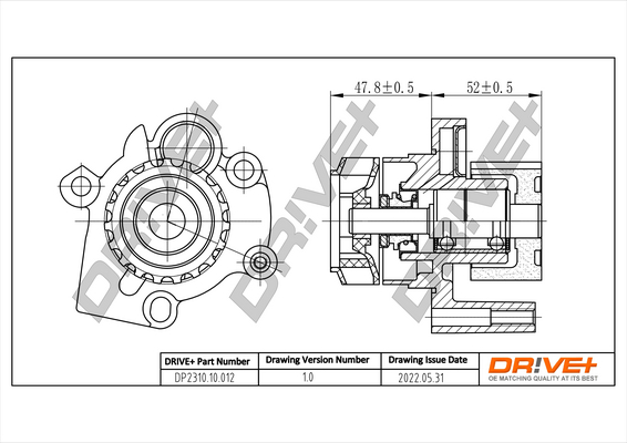 Water Pump - DP2310.10.012 Dr!ve+