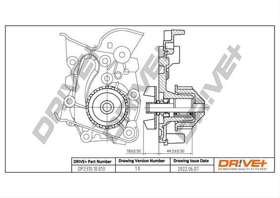 Water Pump - DP2310.10.013 Dr!ve+