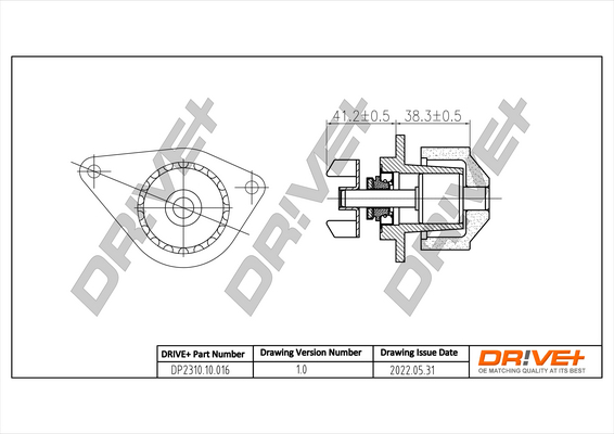 Water Pump - DP2310.10.016 Dr!ve+