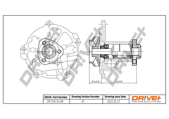 Pompa acqua - DP2310.10.018 Dr!ve+