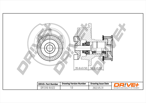 Water Pump - DP2310.10.022 Dr!ve+