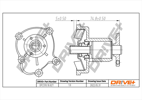 Water Pump - DP2310.10.027 Dr!ve+