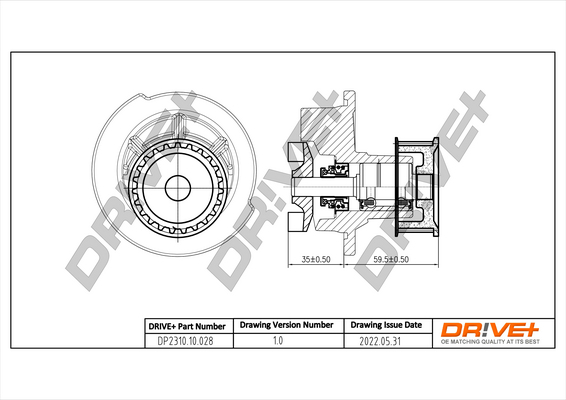 Water Pump - DP2310.10.028 Dr!ve+