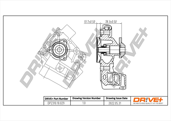 Water Pump - DP2310.10.029 Dr!ve+