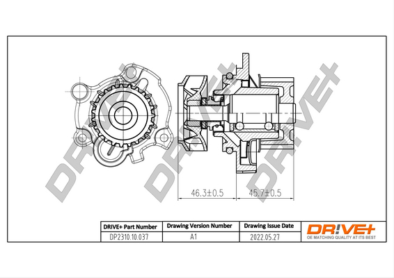 Water Pump - DP2310.10.037 Dr!ve+