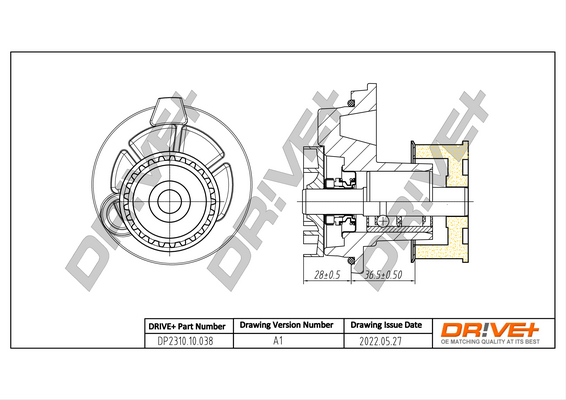 Water Pump - DP2310.10.038 Dr!ve+