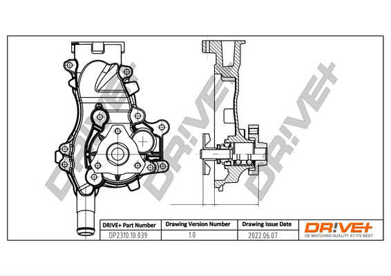 Water Pump - DP2310.10.039 Dr!ve+