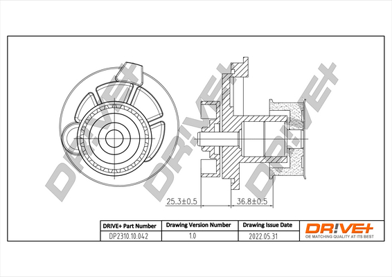 Water Pump - DP2310.10.042 Dr!ve+