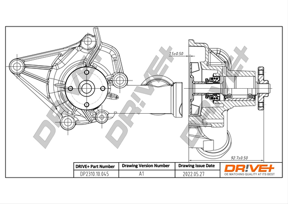 Pompa acqua - DP2310.10.045 Dr!ve+