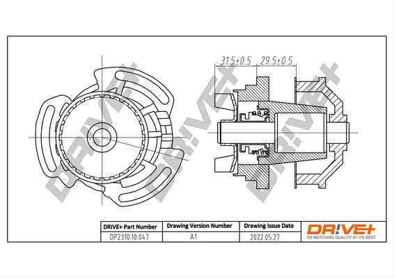 Water Pump - DP2310.10.047 Dr!ve+