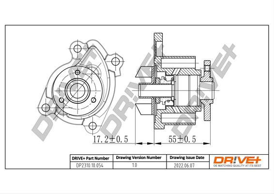 Water Pump - DP2310.10.054 Dr!ve+
