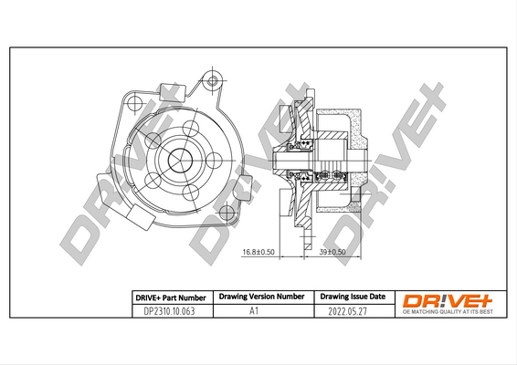 Water Pump - DP2310.10.063 Dr!ve+