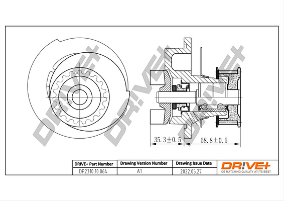 Pompa acqua - DP2310.10.064 Dr!ve+