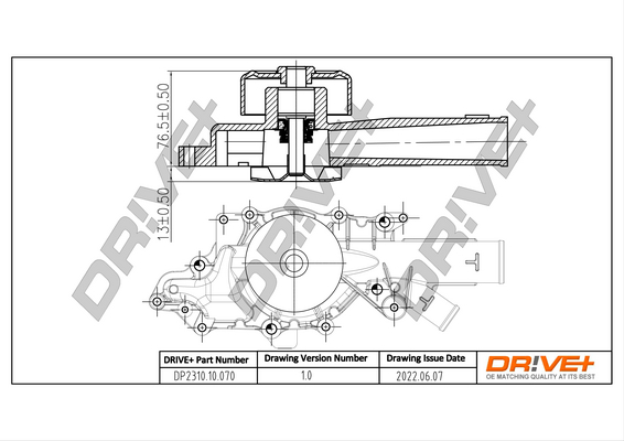 Water Pump - DP2310.10.070 Dr!ve+