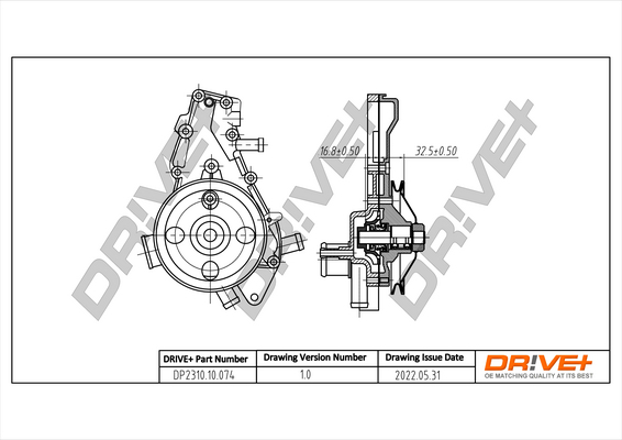 Water Pump - DP2310.10.074 Dr!ve+