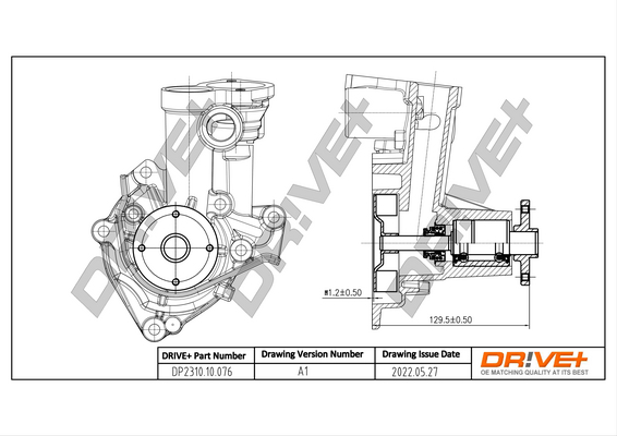 Water Pump - DP2310.10.076 Dr!ve+