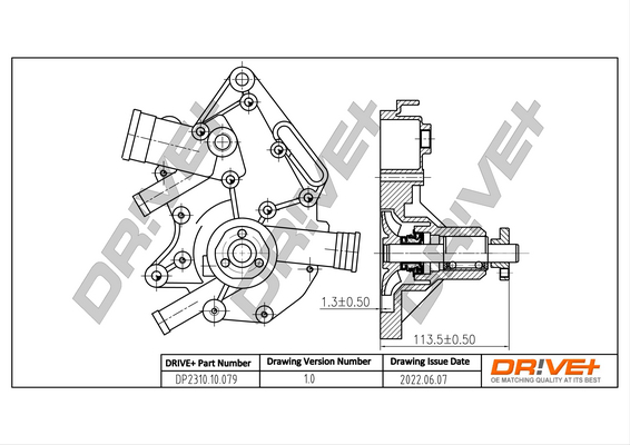 Water Pump - DP2310.10.079 Dr!ve+