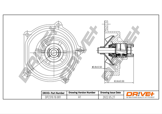 Water Pump - DP2310.10.081 Dr!ve+