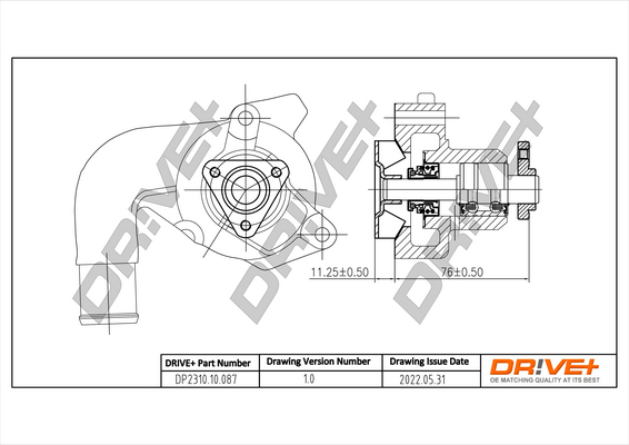 Water Pump - DP2310.10.087 Dr!ve+