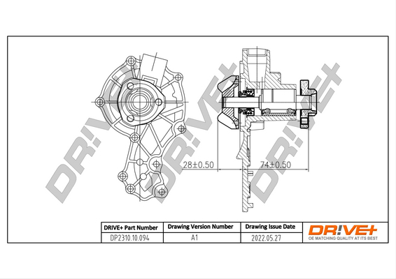 Water Pump - DP2310.10.094 Dr!ve+