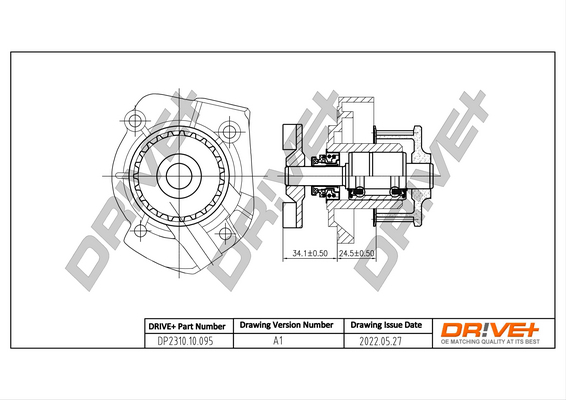 Water Pump - DP2310.10.095 Dr!ve+