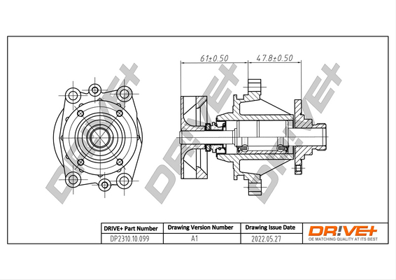 Water Pump - DP2310.10.099 Dr!ve+